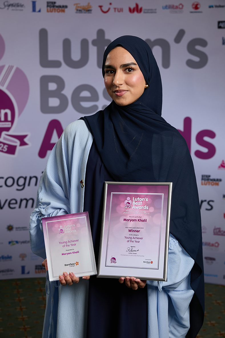 Maryam Khalil, Winner of the Young Achiever of the Year Award