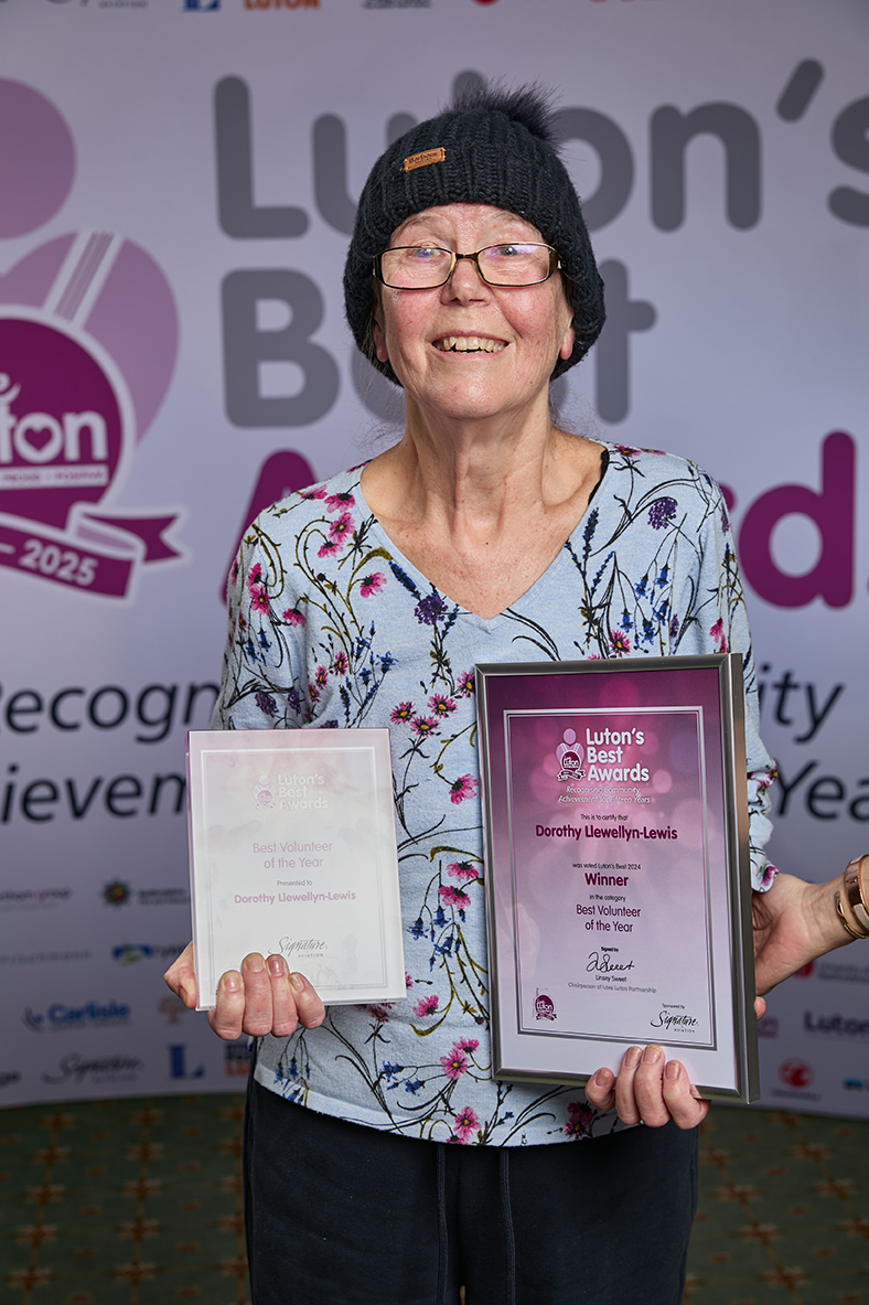 Dorothy Llewellyn-Lewis, Winner of the Best Volunteer of the Year Award