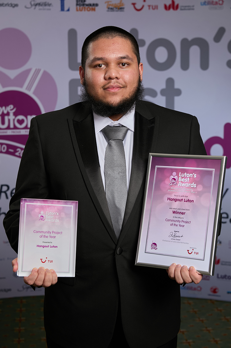 Hangout Luton, Winner of the Community Project of the Year Award