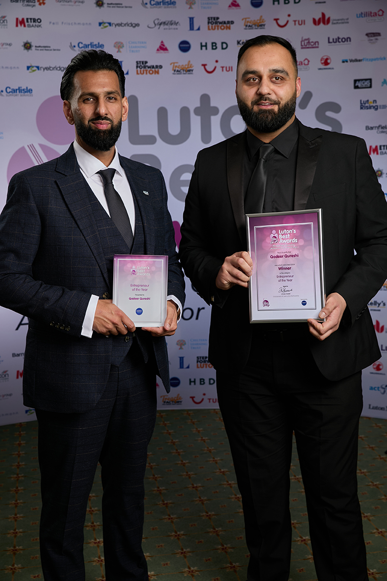 Qadeer Qureshi, Winner of the Entrepreneur of the Year Award