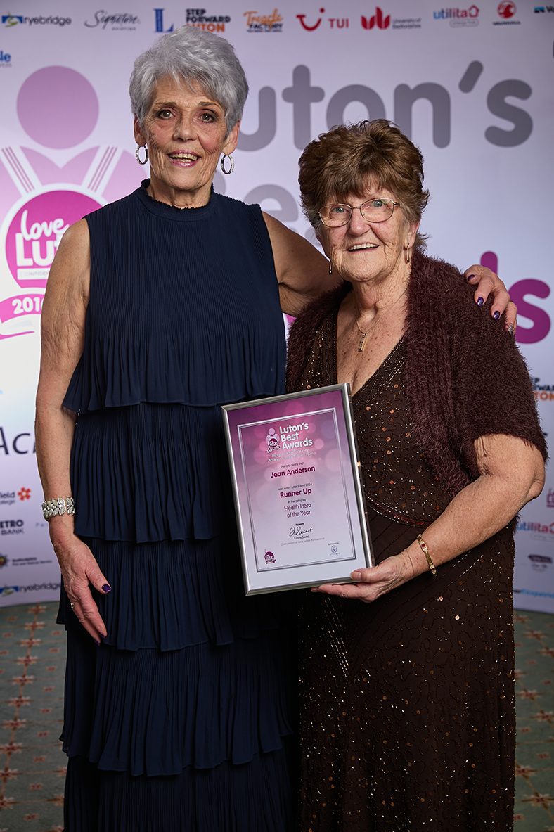 Jean Anderson, Runner Up of the Health Hero of the Year Award