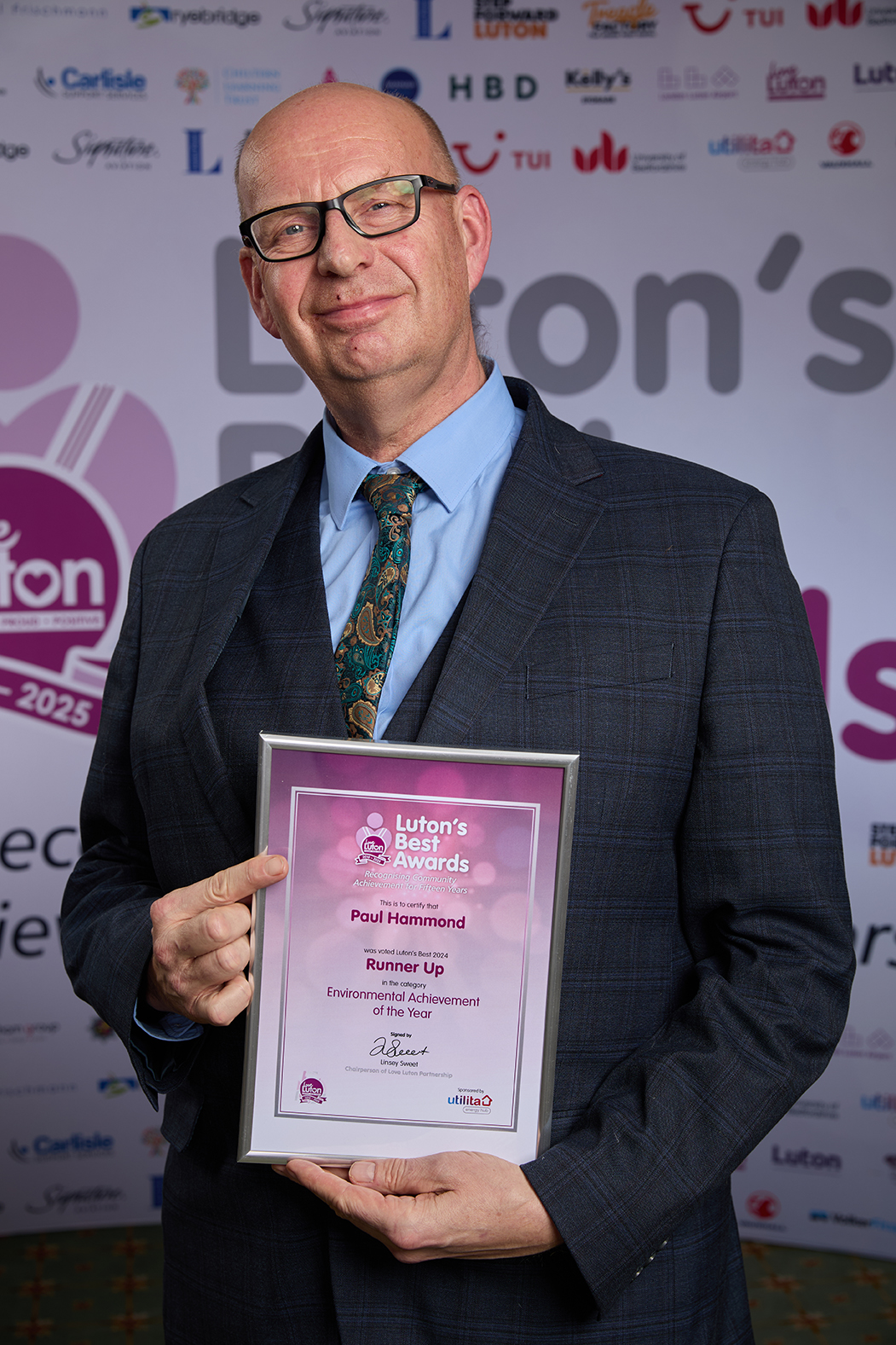 Paul Hammond, Runner Up of the Environmental Achievement of the Year Award