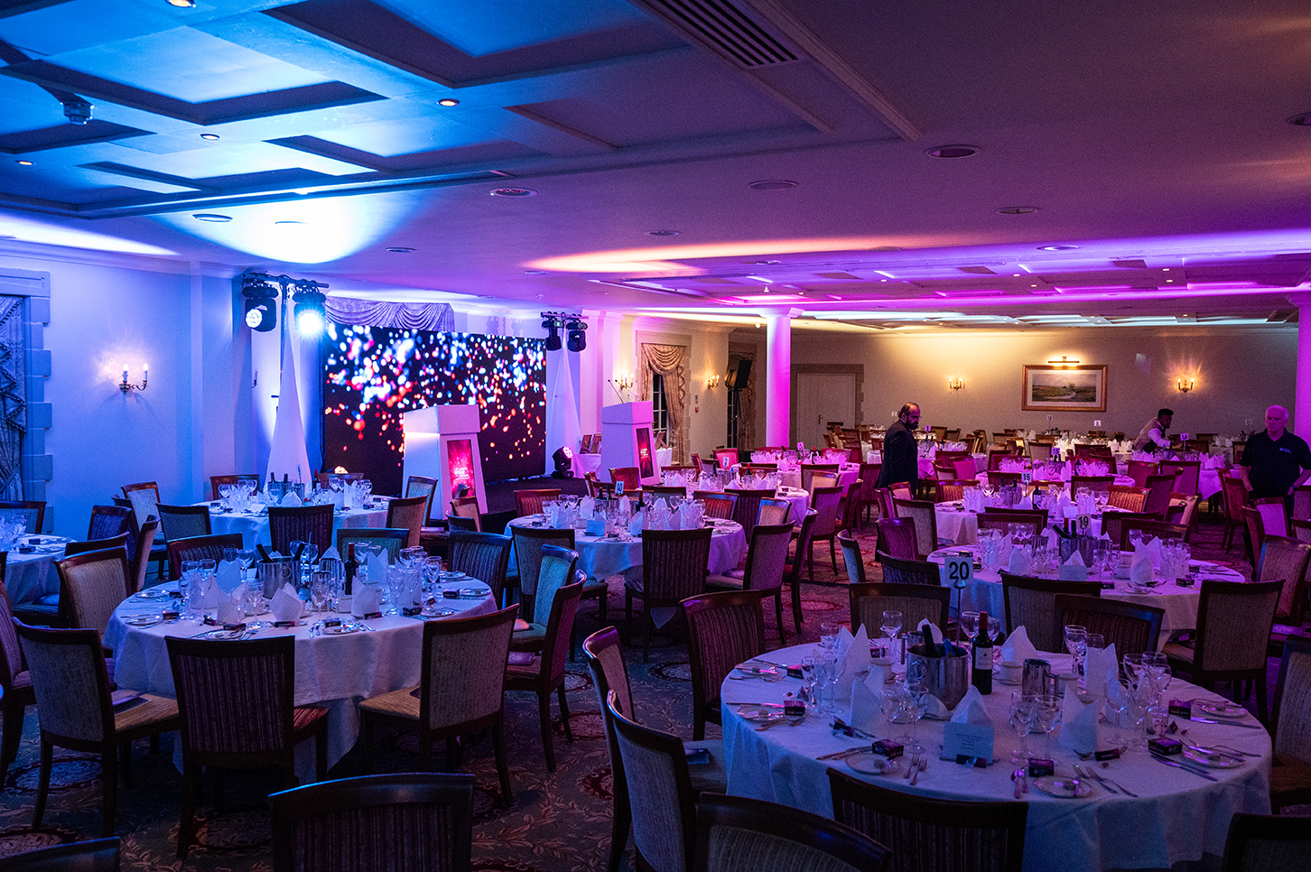 Room prepared for Luton's Best Awards 2023